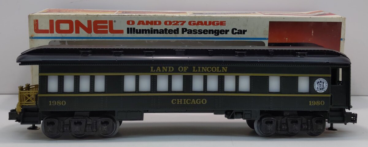 Lionel 6-9544 O Gauge TCA 1980 Land of Lincoln "Chicago" Observation Car LN/Box