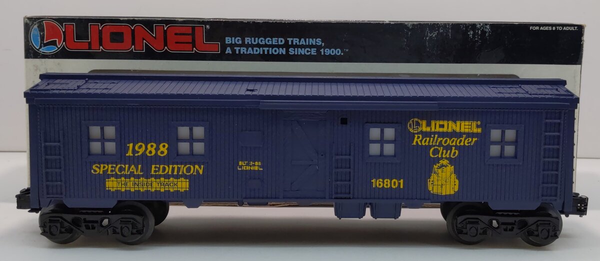 Lionel 6-16801 O Gauge LRRC 1988 Special Edition Bunk Car LN/Box