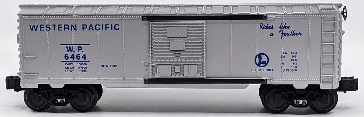 Lionel 6-19248 O Gauge Western Pacific Boxcar #6464 LN/Box