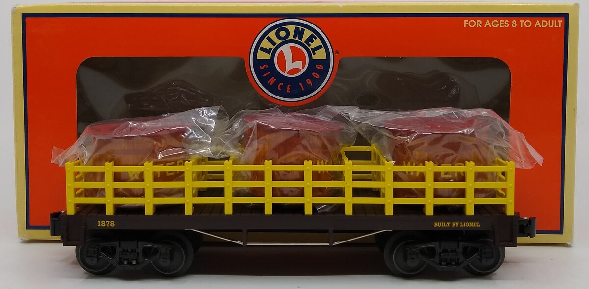 Lionel 6-29459 O Gauge W&ARR Water Barrel Car LN/Box
