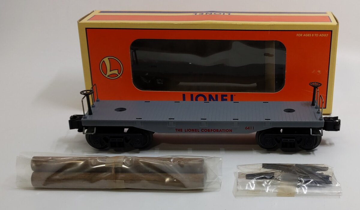 Lionel 6-16963 O Lionel Corporation Flatcar with Log Load #6411
