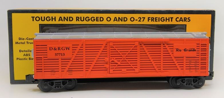 MTH 30-7110 O Gauge Denver & Rio Grande Western Semi-Scale Stock Car NIB