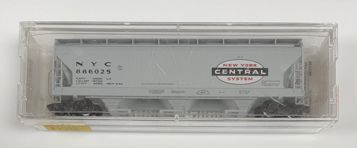 Micro-Trains 09300030 N NYC 3-Bay ACF Center Flow Covered Hopper #886025