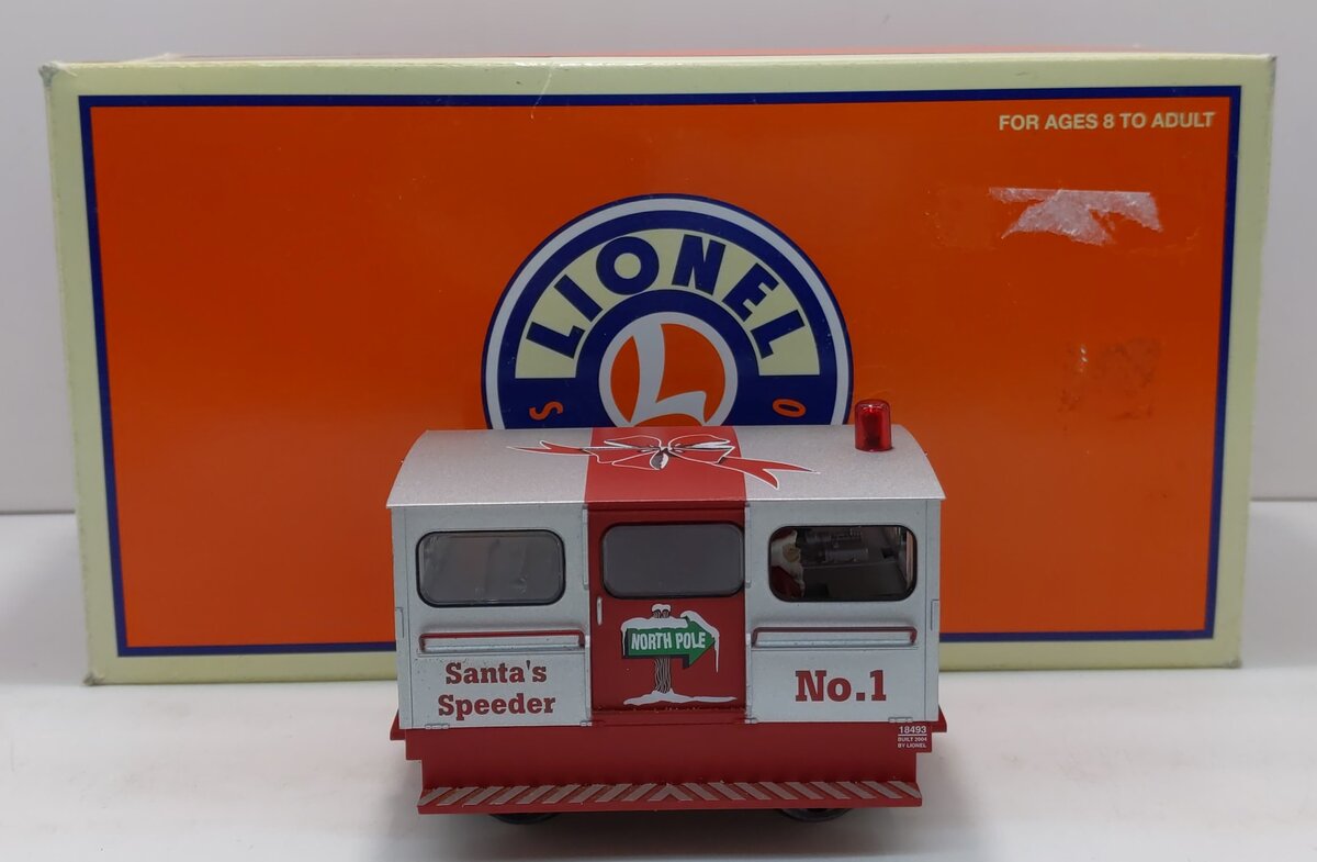 Lionel 6-18493 O Gauge Santa's Speeder LN/Box