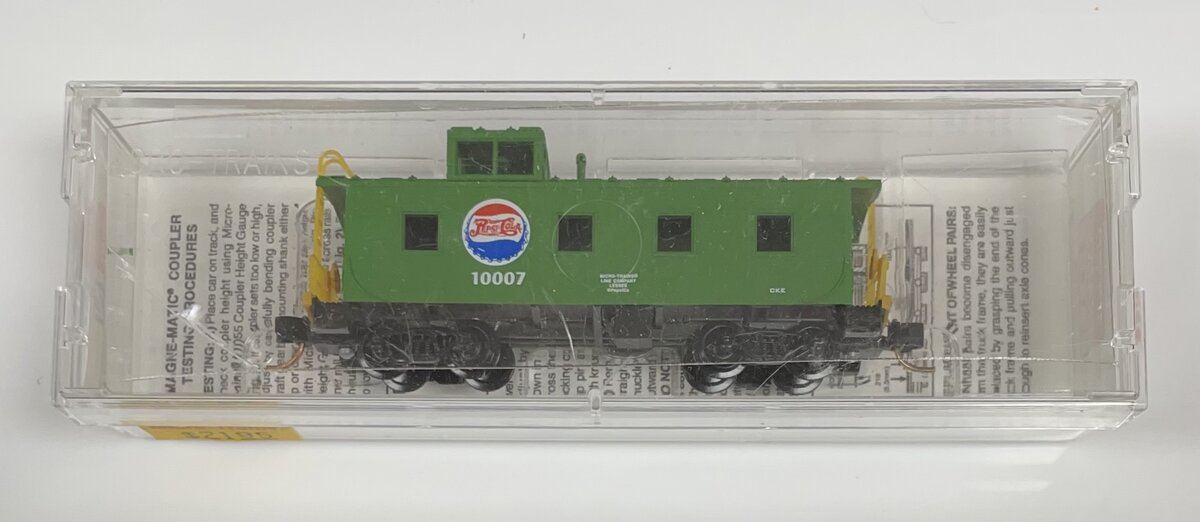 Micro-Trains 10000080 N Scale Pepsi Cola 36' Riveted Steel Caboose #10007