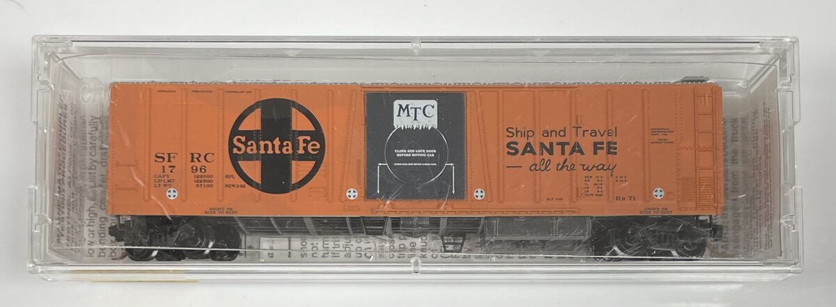 Micro-Trains 07000070 N Santa Fe 51' 3-3/4" Rib Side Mechanical Reefer Car #1796