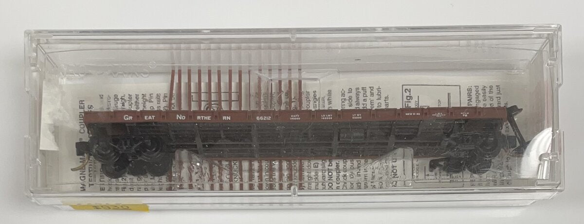 Micro-Trains 04400010 N Scale Great Northern 50' Straight Side Flatcar #66212