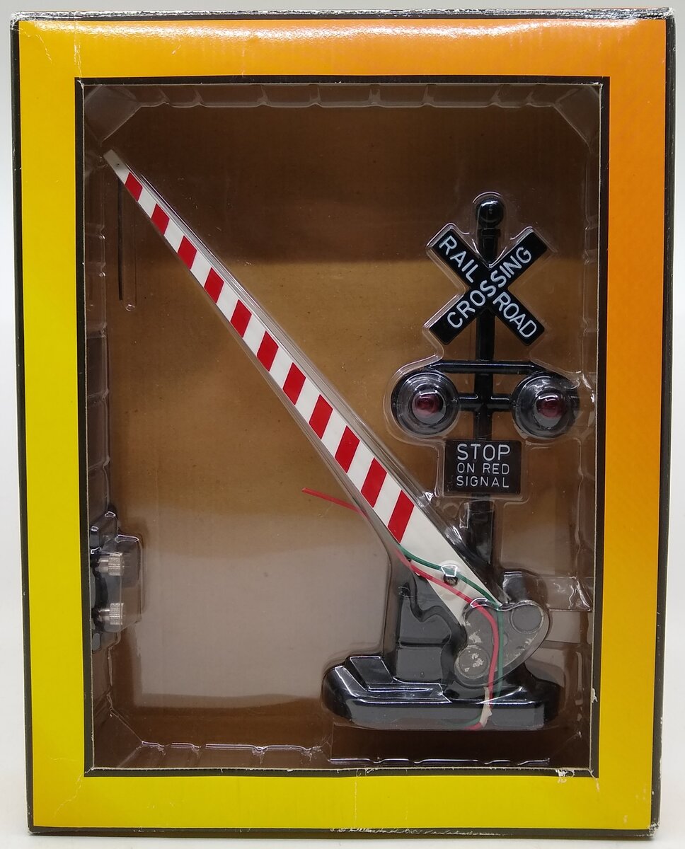MTH 30-1073 O Gauge Highway Flasher/ Crossing Gate #262 LN/Box