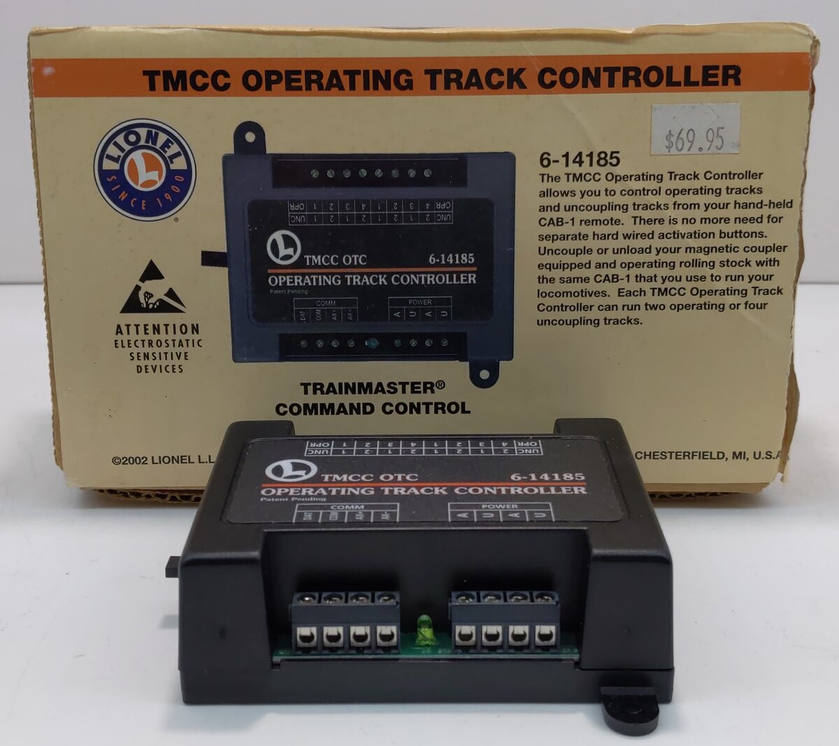 Lionel 6-14185 TMCC Operating Track Controller NIB