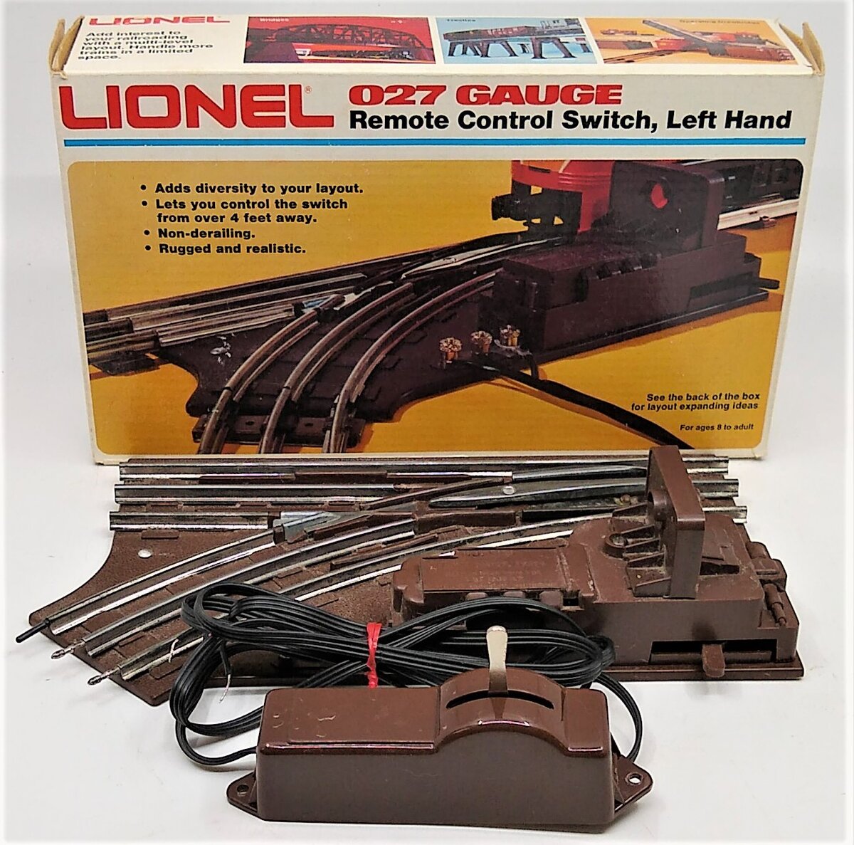 Lionel 6-5121 O O27 Left Hand Remote Control Switch Turnout