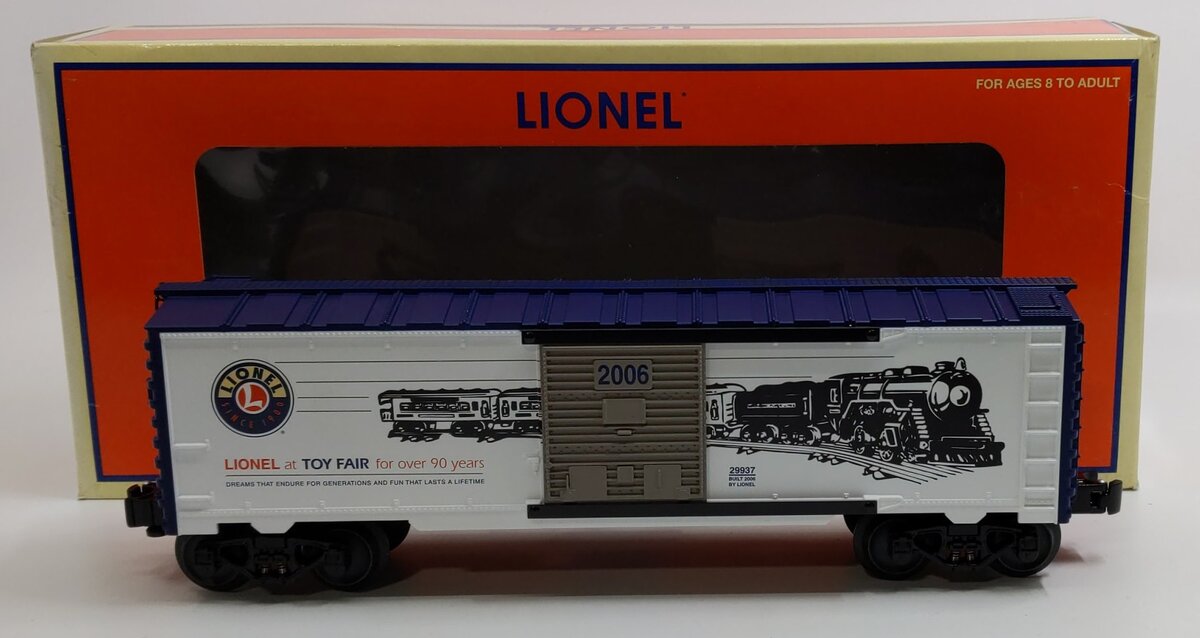 Lionel 6-29937 O Gauge 2006 Toy Fair Boxcar LN/Box