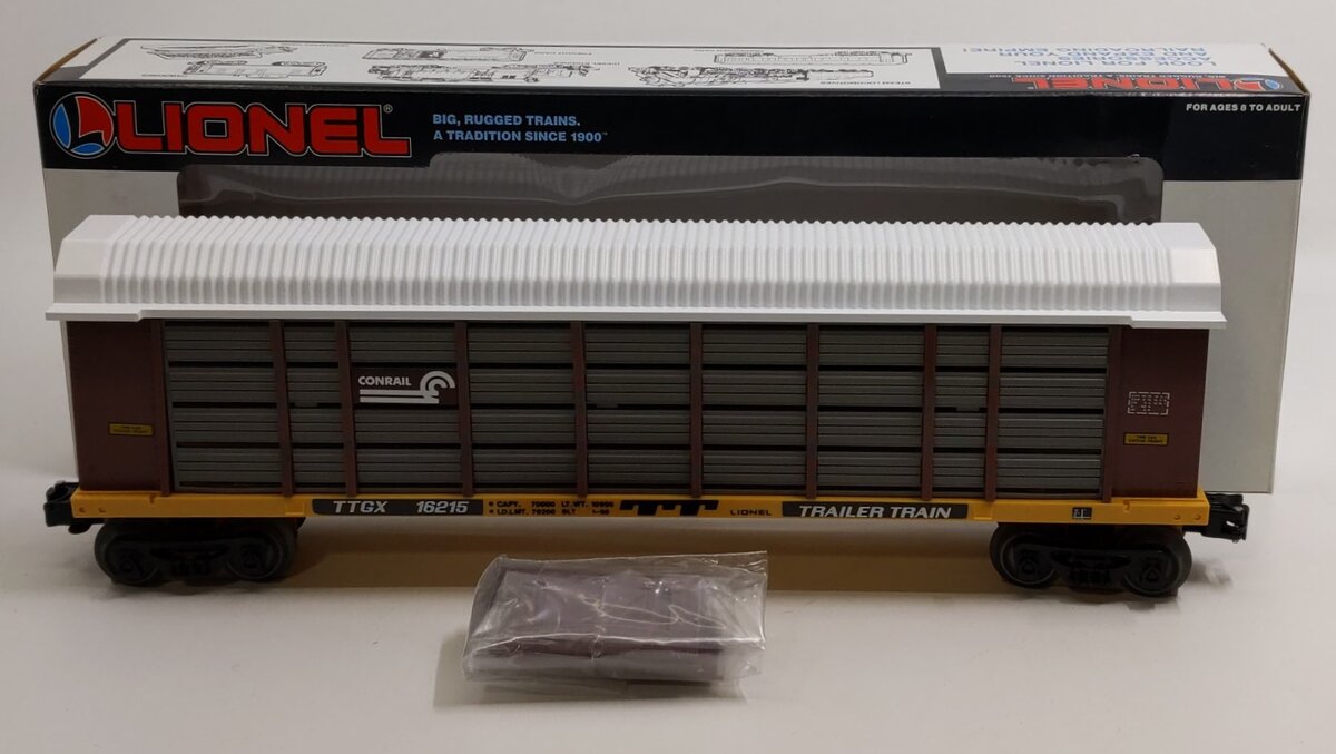 Lionel 6-16215 O Gauge Conrail Two Tier Auto Carrier NIB