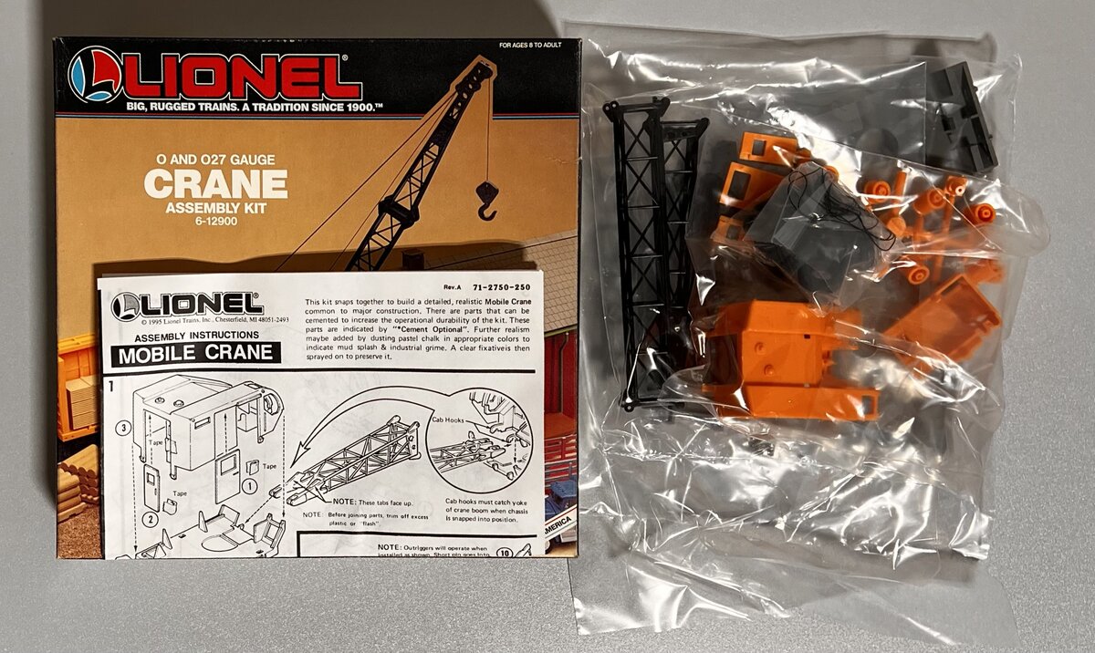 Lionel 6-12900 O/O27 Gauge Crane Assembly Kit