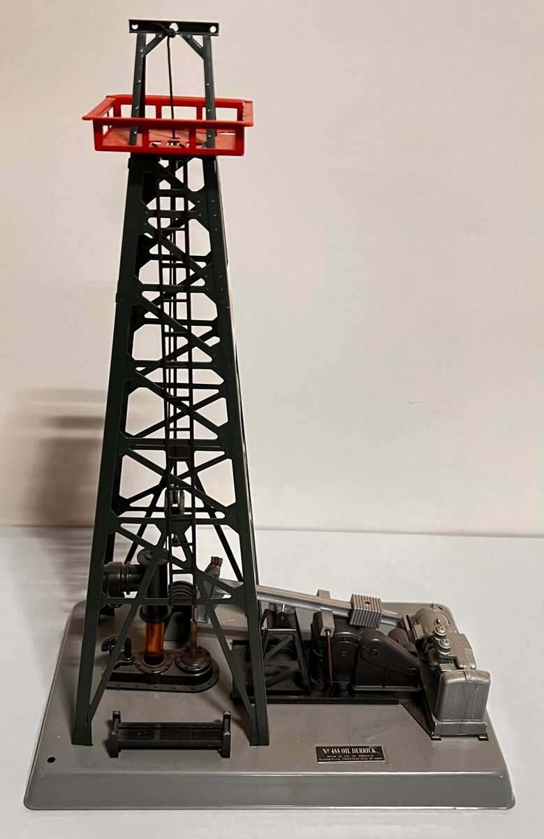 Lionel 6-12944 O Gauge 455 Sunoco Animated Oil Derrick EX/Box