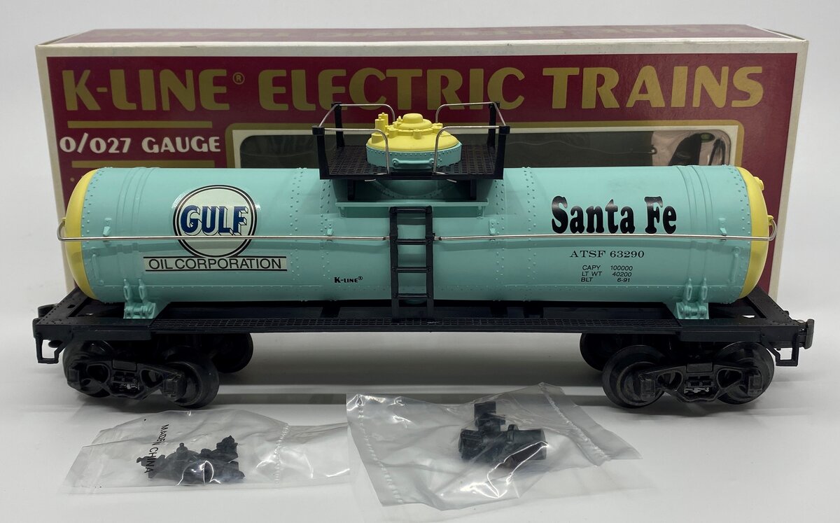 K-Line K63290 Gulf ATSF Classic Tank Car LN/Box