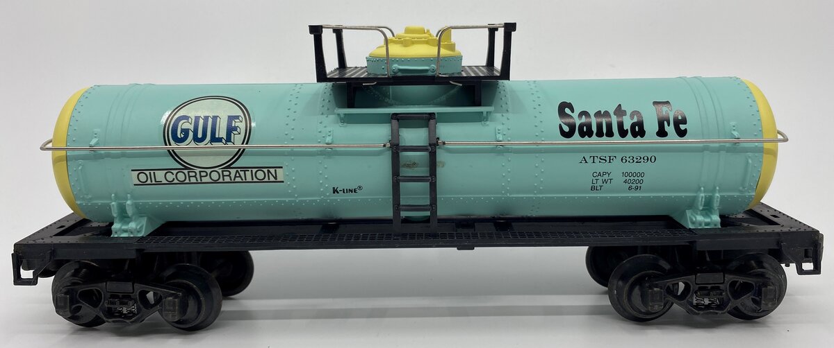 K-Line K63290 Gulf ATSF Classic Tank Car LN/Box