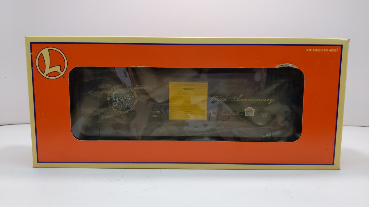 Lionel 6-52186 O Gauge NLOE GRUCCI 150th Year Anniversary Boxcar #2000 LN/Box