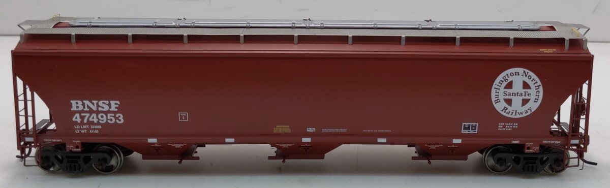 Athearn G4292 HO BNSF Trinity 5161 Cu. Ft. Covered Hopper #474953 NIB