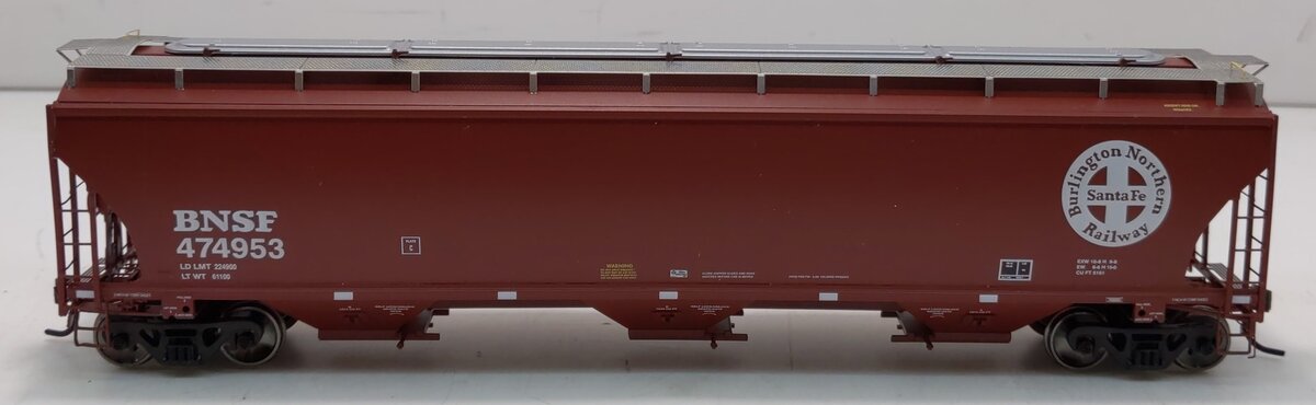 Athearn G4292 HO BNSF Trinity 5161 Cu. Ft. Covered Hopper #474953 NIB