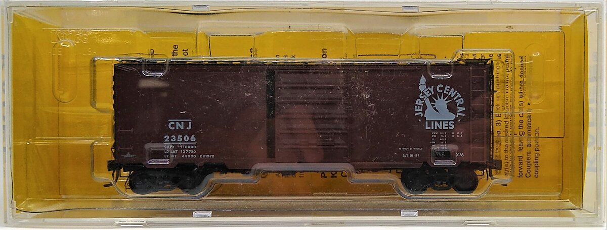 Kadee 5229 HO Central New Jersey 40' PS-1 Boxcar with 8' PS Door #23506 LN/Box