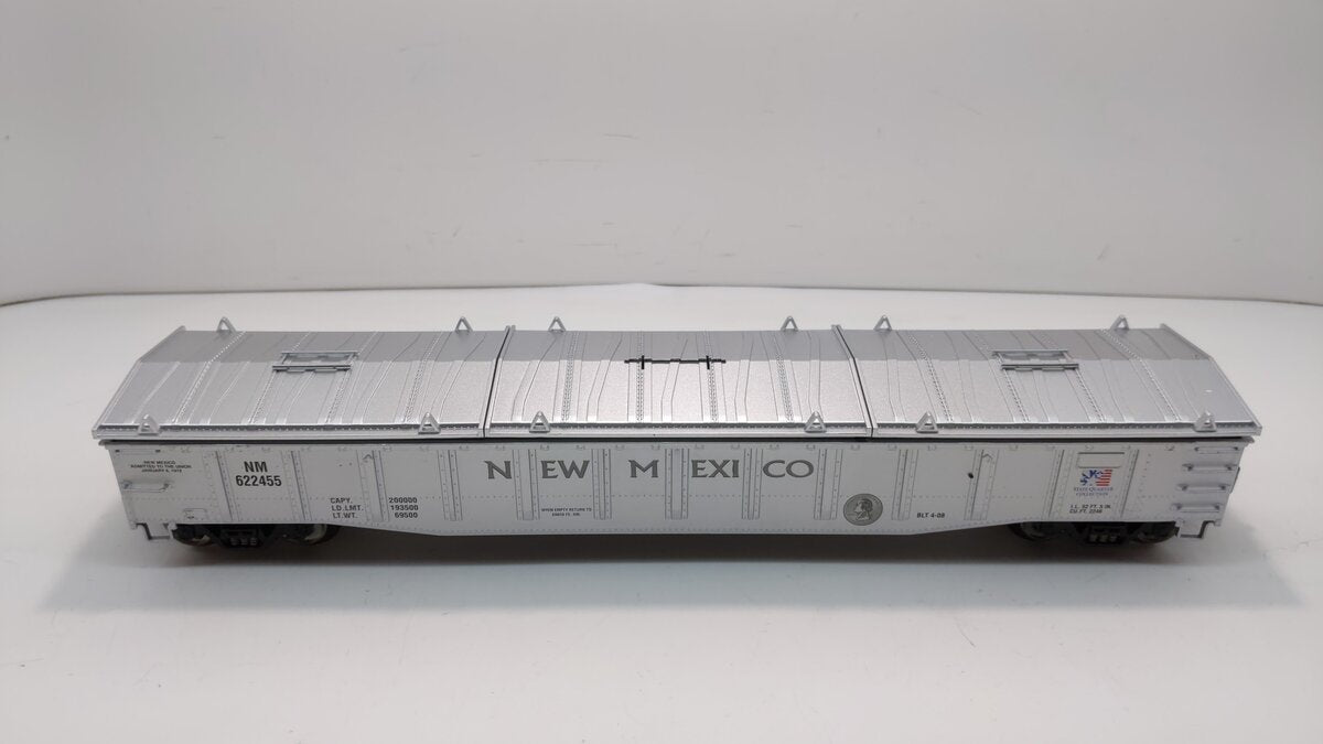 K-Line 6-22455 O Gauge New Mexico State Quarter Die Cast Gondola Bank NIB