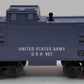 Lionel 6-16566 O Gauge United States Army Illuminated Caboose #907 LN/Box