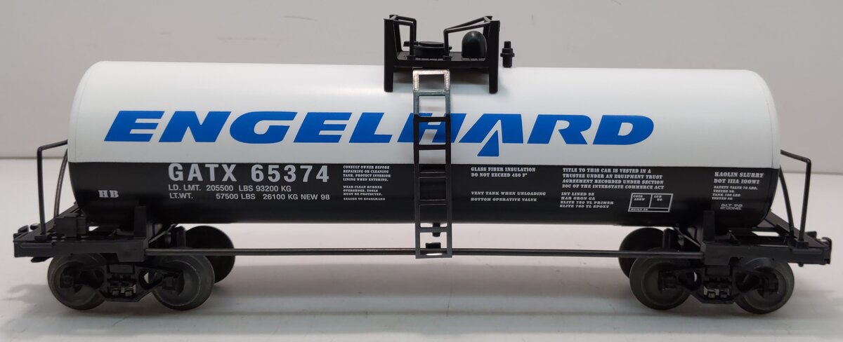 Lionel 6-17914 O Gauge Engelhard Unibody Tank Car #65374 LN/Box