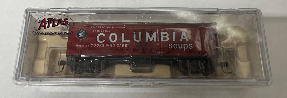 Atlas 41428 N Columbia Soup 40' Woodside Reefer Car #7503 LN/Box