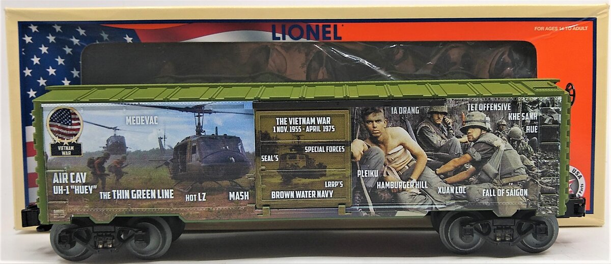 Lionel 6-84671 O USA Vietnam War Boxcar