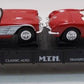 MTH 30-7624 O Gauge Auto Transport Flatcar with 2 Ertl '64 Corvettes #19640 LN/Box