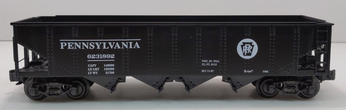 K-Line K623-1892 O Gauge Pennsylvania Railroad Diecast Hopper #6231892 LN/Box