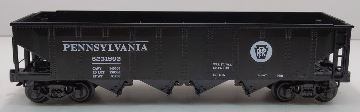 K-Line K623-1892 O Gauge Pennsylvania Railroad Diecast Hopper #6231892 LN/Box