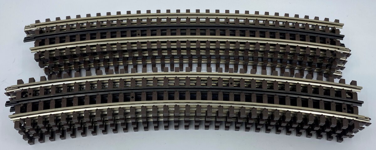 Atlas 6062 O72 Full Curve Track Sections (8) EX