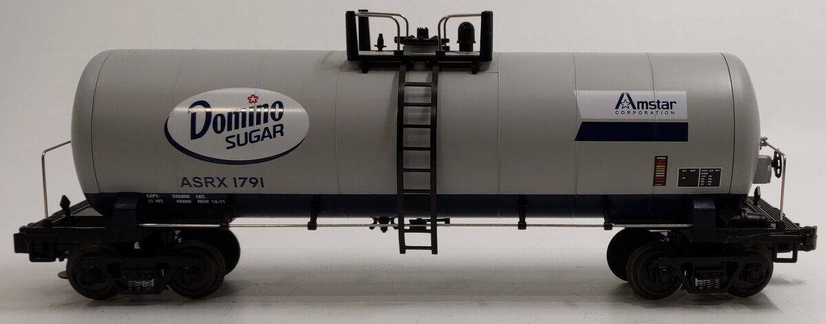 MTH 20-92012 O Gauge Domino Sugar Single Dome Tank Car #1791 LN/Box