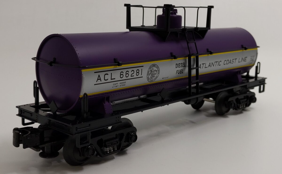 MTH 30-7329 O Gauge Atlantic Coast Line Single Dome Tank Car #66281 NIB