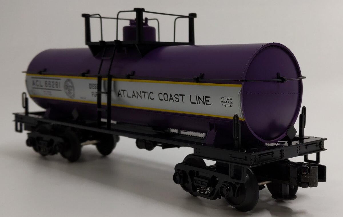 MTH 30-7329 O Gauge Atlantic Coast Line Single Dome Tank Car #66281 NIB