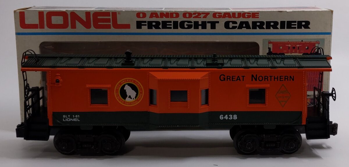 Lionel 6-6438 O Gauge Great Northern Bay Window Caboose #6438 LN/Box