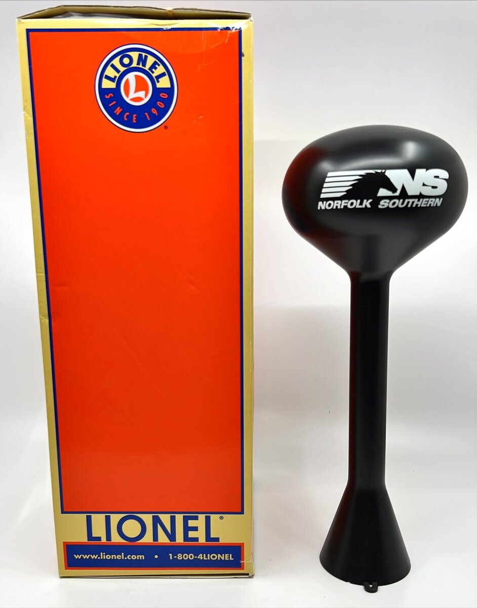 Lionel 6-81422 O Black Norfolk Southern Water Tower LN/Box