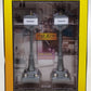 MTH 30-1068 O #57 Gray Broadway & Main Street Corner Lamp Set (Pack of 2)