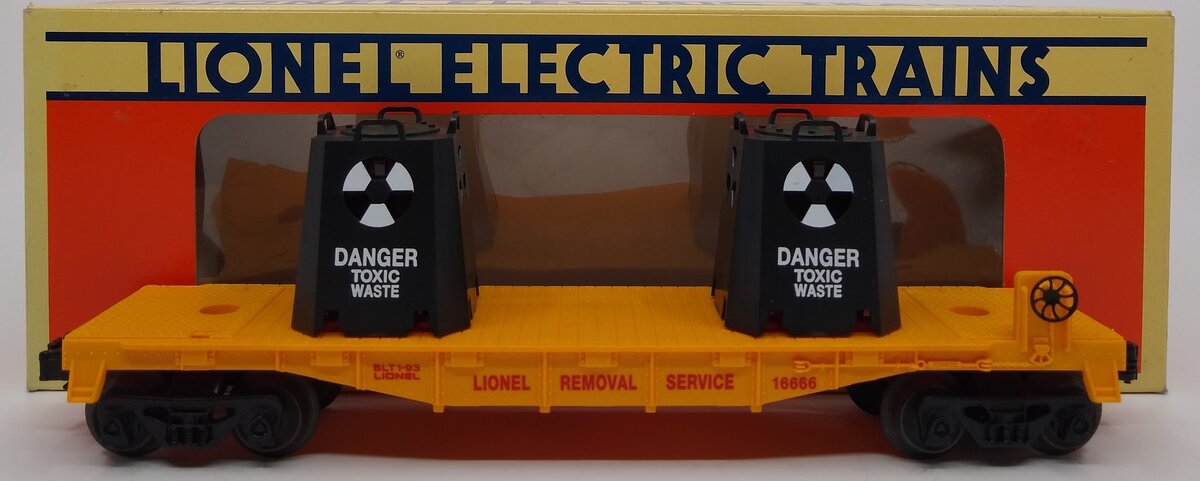 Lionel 6-16666 O Gauge Lionel Toxic Waste Car LN/Box