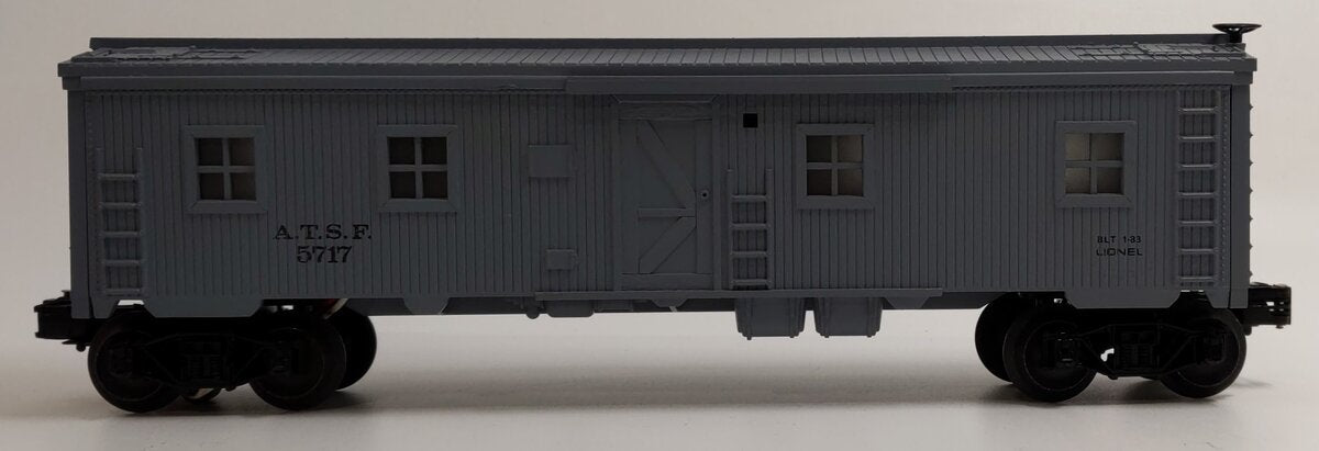 Lionel 6-5717 O Gauge Santa Fe Illuminated Bunk Car LN/Box