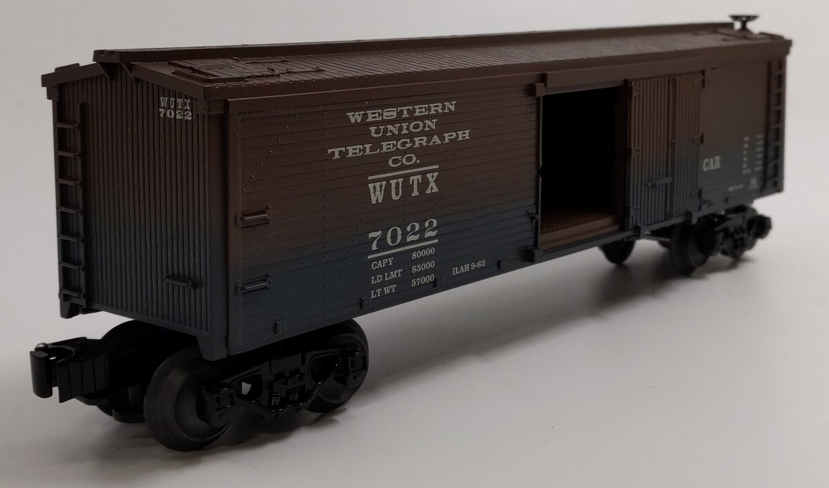 Lionel 6-26165 O Gauge LRRC Western Union Telegraph Co. Woodsided Reefer #7022 LN/Box