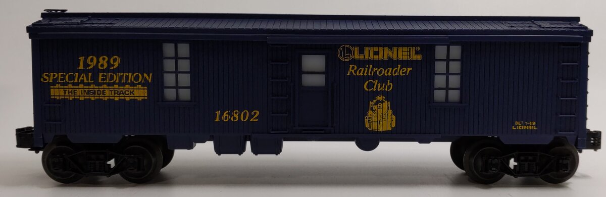 Lionel 6-16802 O Gauge Lionel Railroader Club Tool Car #16802 NIB