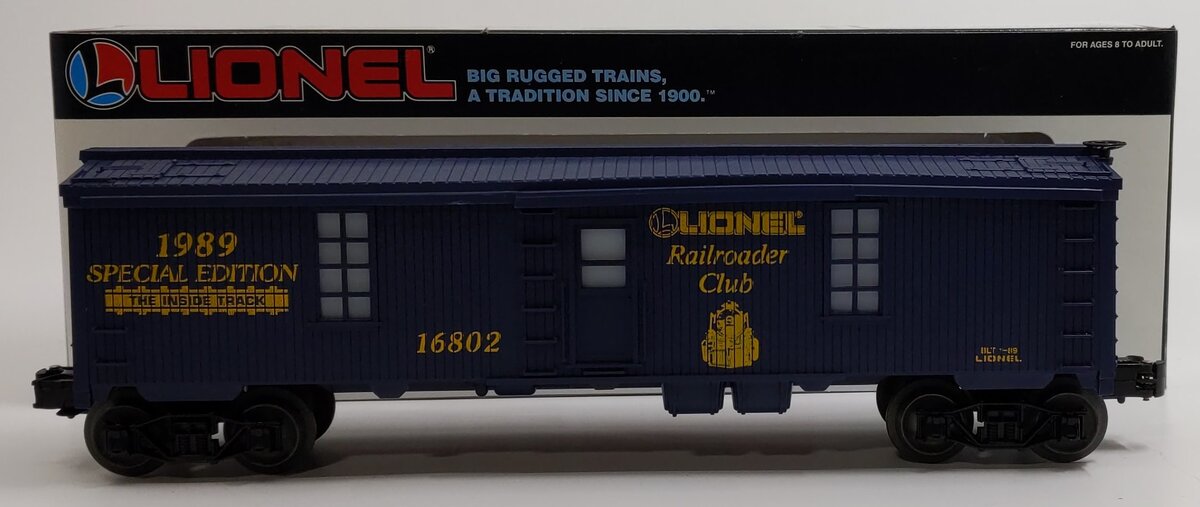 Lionel 6-16802 O Gauge Lionel Railroader Club Tool Car #16802 NIB