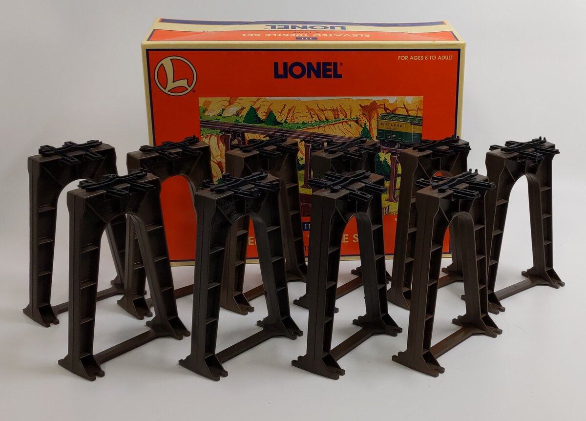 Lionel 6-12755 "O" & "O27" Gauge Elevated Trestle Set VG/Box