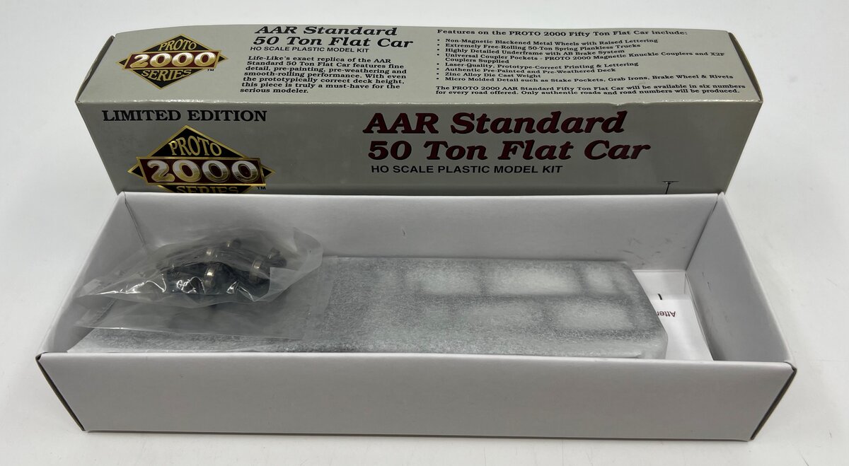 Proto 2000 21943 HO SLSW 50 Ton Flat Car Kit #85082