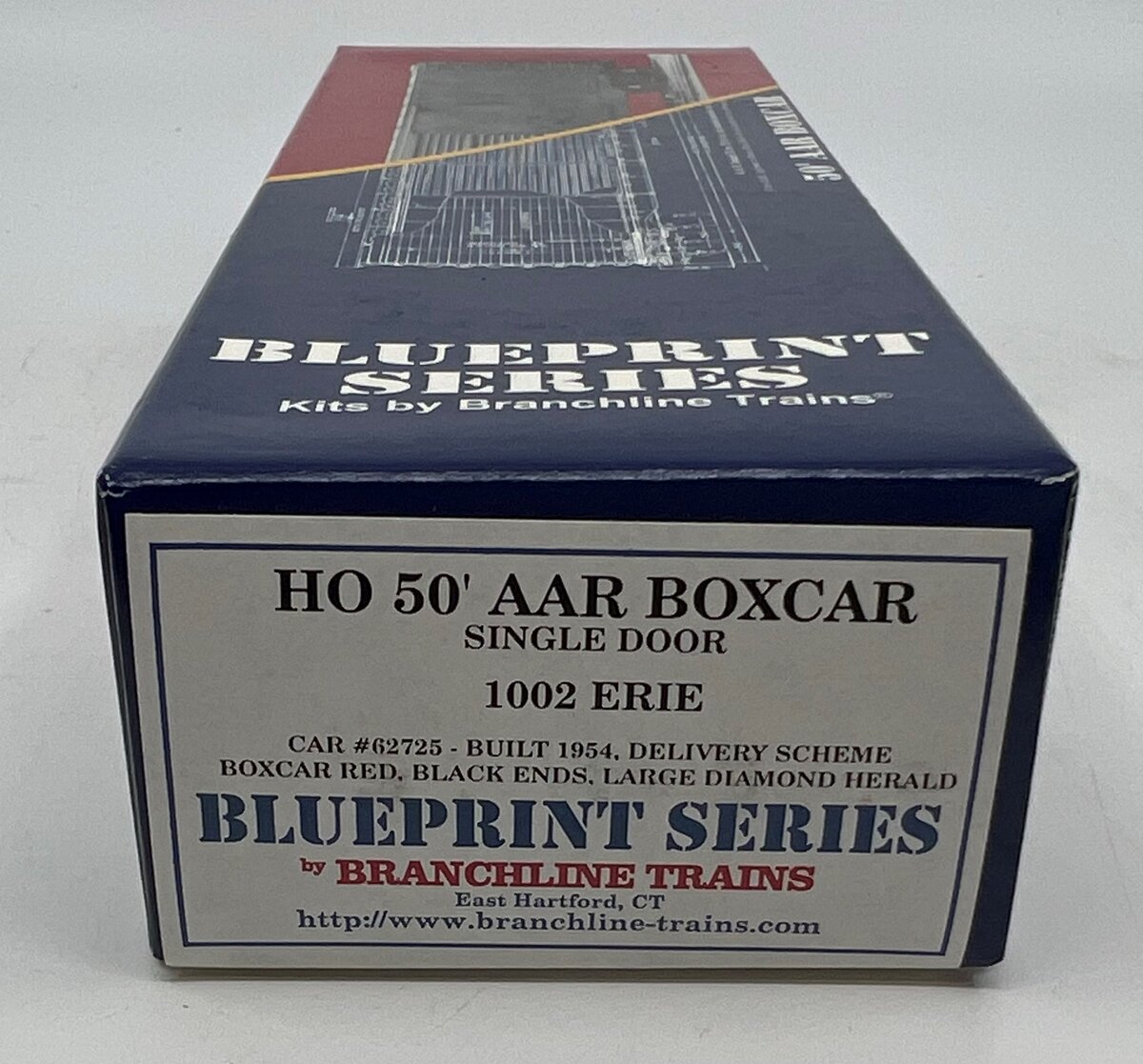 Branchline Trains 1002 HO Erie 50' Single Door Boxcar Kit #62725