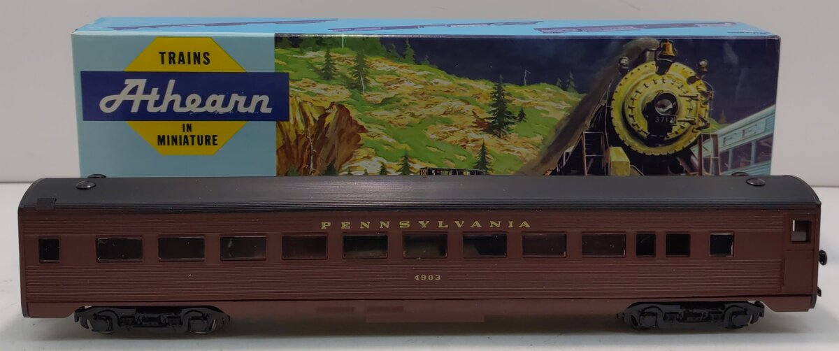 Athearn 1812 HO Pennyslvania 72' Streamed Lined Coach Car #4903 LN/Box
