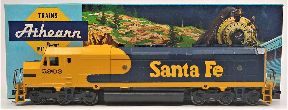 Athearn 3601 HO Scale Santa Fe F45 Diesel Locomotive #5903 LN/Box