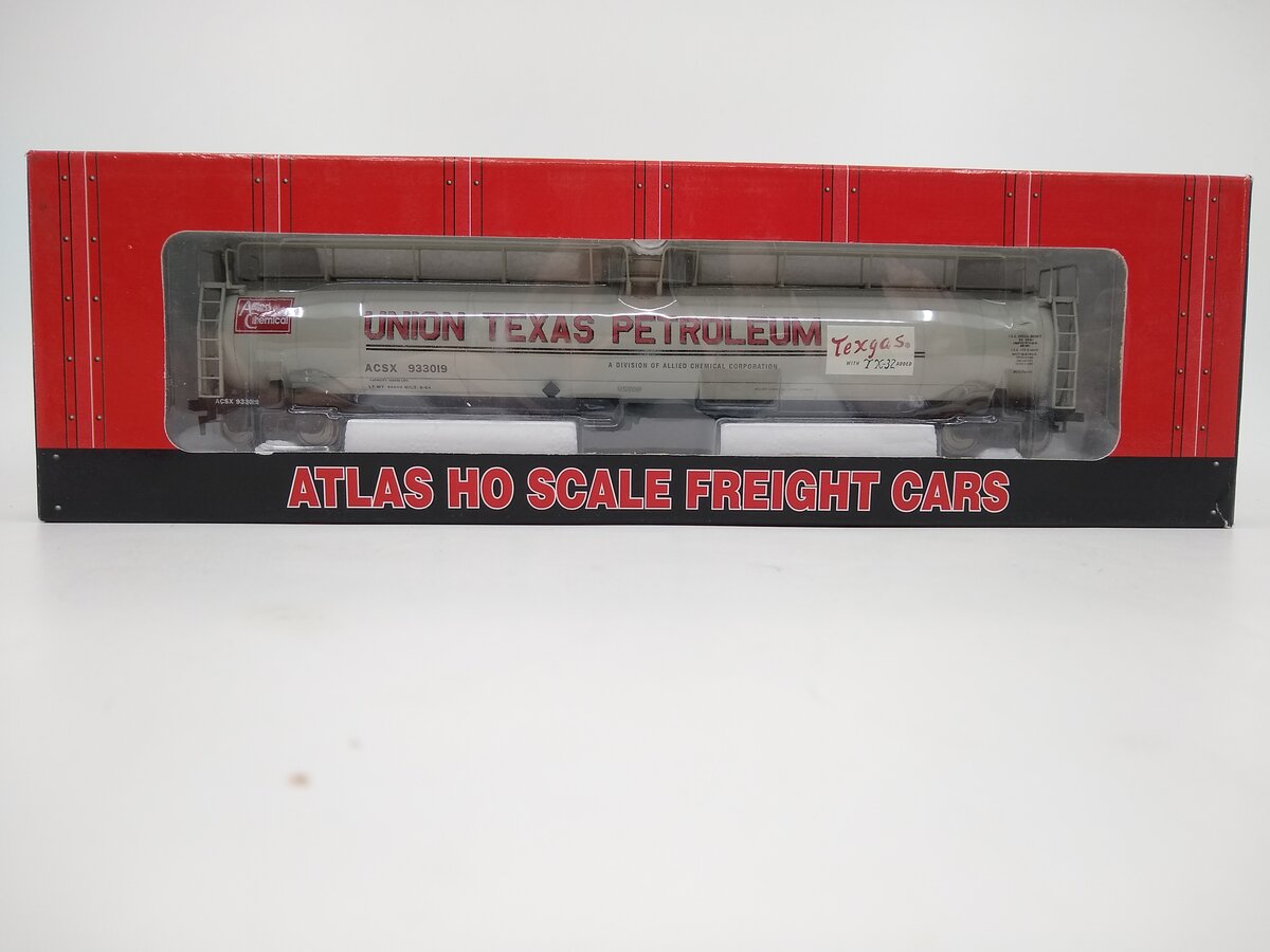 Atlas 1730-4 HO Union Texan Petroleum ACF 33,000 Gal. Tank Car #933019 LN/Box